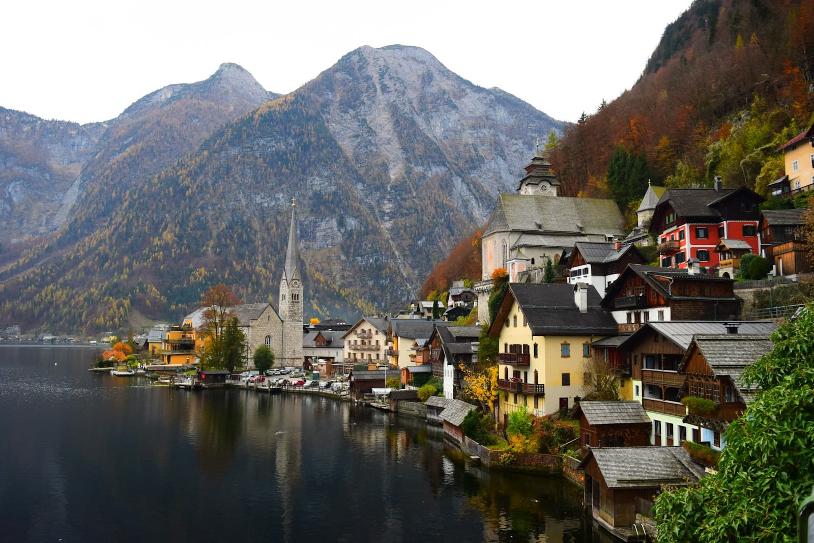 Austria: city beside body of water during daytime