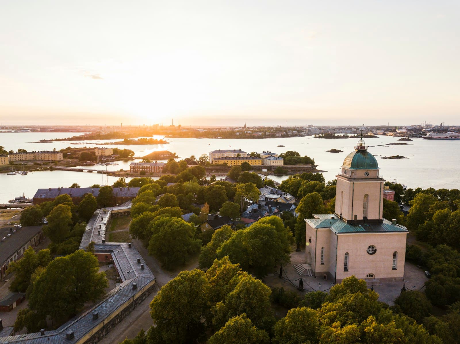 Finland: white concrete building