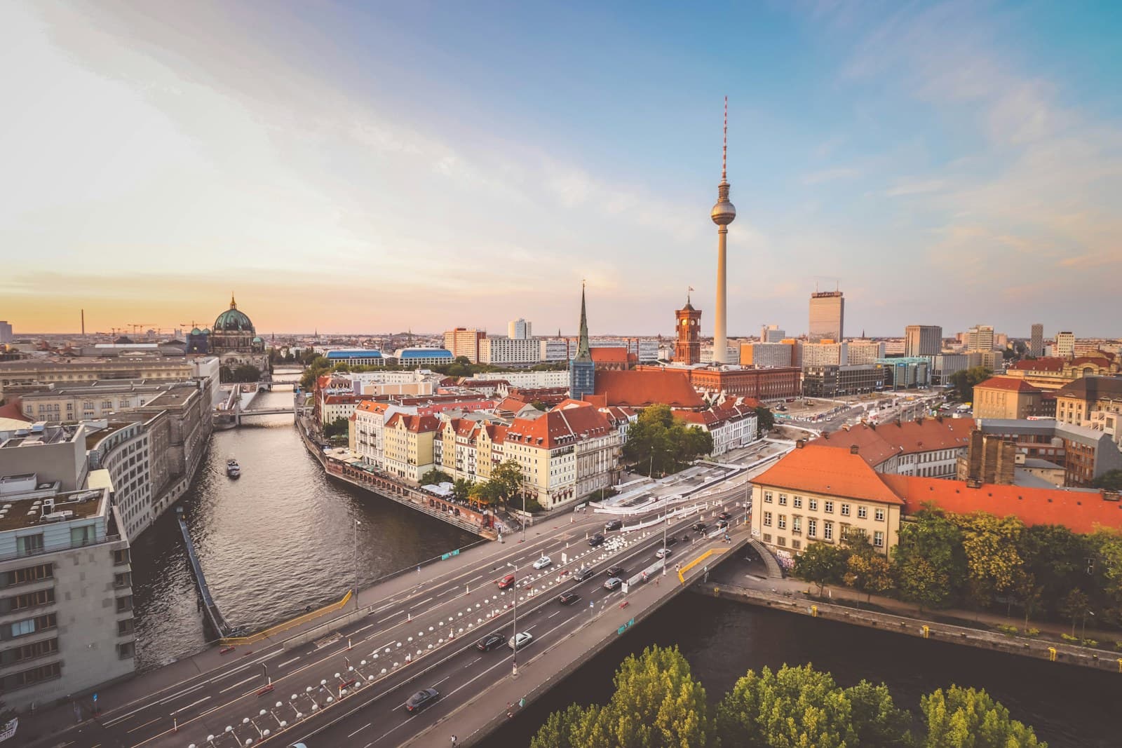 Berlin: city buildings near body of water during daytime
